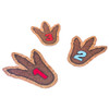 Make learning numbers fun with Number Footprints a dinosaur-themed sensory floor sticker. Contains the numbers from 1 to 20.