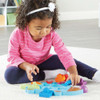 Spike the Fine Motor Hedgehog Puzzle Playmate comes with two distinct ways to play‚ sort and match the shape pieces then explore!