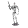 Easy to follow instructions to pop out the pieces, bend the tabs to construct the 3D Metal Earth - Terminator T800 Easy to follow instructions to pop out the pieces, bend the tabs to construct the 3D Metal Earth - Terminator T800