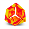 The durable Flexygon Fidget fits perfectly in the palm of your hand & rolls endlessly through your fingers. A colourful flexible hexaflexagon-shaped fidget toy.