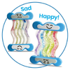 Children instantly relate to this adorable My Feelings Rainbow Fidget as a way to identify their emotions and then watch the mesmerizing colours to calm down.