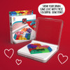 This travel-friendly IQ Love puzzle game comes with a double-sided game board and 120 challenges... for an extended relationship!