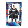 The ultimate crime fighters are back! Stretch DC - Superman, pull him, tie him in knots. When you release your figure they use their amazing strength to slowly return to his normal shape.