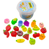 Get stress relief and adorable collectibles with the Mochi Bucket - Food! Indulge in some stress-free fun with 20 super cute food mochis. Order yours today!