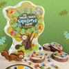 Your forest friends are hungry and they need your help! Be the first to fill your log with delicious acorns and you win The Sneaky, Snacky Squirrel Game!