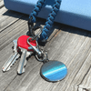 Crafted from a high-quality, hypoallergenic Grade 304 Stainless Steel, our Calm Strips - Carry Tag Circle is a great way to take your calm everywhere you go!