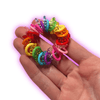 Dinky Things Fidgets - Clickety Ring has a mixture of bumpy & smooth beads in a rainbow of colours & makes a lovely little sound as you jiggle it in your hands.