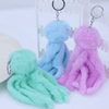 Add a pop of colour and whimsy to your everyday accessories with this irresistibly charming Fluffy Octopus Keychain companion!