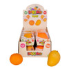 Sweet and squishy Smoosho's Fruit! Novelty stress toys that have a realistic fruity appearance with two fruits to collect - orange & mango.