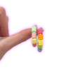 Dinky Things Fidgets - Rolly Ring is a mini fidget with cute little rainbow textured beads that are super satisfying to twist and twirl.