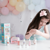 Confetti Blue - Candy Scented DIY Perfume Kit includes everything your little one needs to make their own custom fragrance by adding water alone.