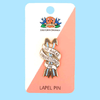 Wear this Jubly-Umph - Go Ahead, Underestimate Me Lapel Pin with pride and confidence. Challenge the world to just try and underestimate you!