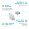 Introducing Alpine Pluggies Kids Earplugs – the ultimate solution to protect your child's sensitive hearing in various situations. Designed for children aged 3 to 12.