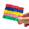 Sensory Magic Cubes, made of soft foam that you can squeeze, shape & build! These colourful, verstaile blocks are perfect to encourage creative thinking & fine motor skills.