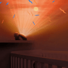 Zazu Sunset Projector - Tim projects a magical orange sunset sky with birds flying around the room. The soft orange lights supports the production of melatonin.