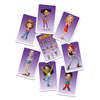 Capture the other players’ cards by Mimiq-ing a variety of body poses and collect the most sets of 4 identical cards Mimiq Body.
