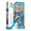 In Cats & Boxes you move the puzzle pieces one by one until all cats are in a cardboard box. Can you help them get into their favourite type of sleeping spot?