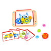 Go Go Gears is an engaging and educational wooden puzzle that introduces children to the fascinating world of gears and encourages various developmental skills.