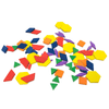 Rainbow Pattern Blocks provide a hands-on and interactive learning experience that promotes mathematical understanding, spatial awareness, and creativity.