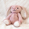 Meet Blossom Bunny from the Toasty Hugs collection, a bundle of warmth and comfort wrapped up in a soft, cuddly form.