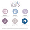 Meet Blossom Bunny from the Toasty Hugs collection, a bundle of warmth and comfort wrapped up in a soft, cuddly form.