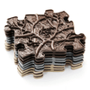 Muffik Roots Sensory Play Mats Set features floor tiles that are one step closure to nature. The Roots activity mats include 9 playmats in three earthy colours.
