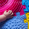 Muffik Rainbow Sensory Play Mats Set promotes creative play which is vital in developing physical, emotional and cognitive skills.