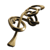 Huzzle Cast Enigma is among the most difficult of all puzzles. The key word is “twist.” Don’t use too much force, the pieces should just slide apart.