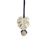 Whether you're seeking a sensory experience or a statement accessory, this Monstera Leaf Adult Chew Necklace promises both in equal measure.