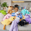 The Hug A Lumps Weighted Animal collection brings together the ultimate cuddle experience with a calming, weighted design - your perfect stress-relief companion!