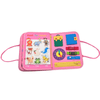 Unlock a world of interactive learning with the Magic Sensory Busy Board Pink - the ultimate Montessori-inspired activity board for toddlers!