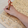 The Alphabet Tracing Board provides a hands-on, interactive experience to reinforce letter recognition & motor skills. A fantastic learning tool for young kids