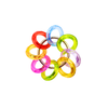 Dinky Things Fidgets - Tinkle Rings is a gorgeous fidget with textured round beads that make a sweet tinkling sound for fun sensory input.