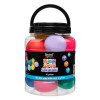 The Rainbow Squishy Sensations Jar packs twelve bright, palm-size squeeze balls that deliver calming tactile input and a cheerful splash of colour.