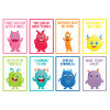 Giggle & Grow Motivational Poster Set uses cheerful monster characters and simple, growth-mindset messages to encourage courage, kindness and a can-do attitude