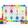 Giggle & Grow Motivational Poster Set uses cheerful monster characters and simple, growth-mindset messages to encourage courage, kindness and a can-do attitude