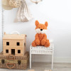 Soothe big feelings with Frankl The Weighted Fox. Soft plush, for hot or cold use. Supports calm, focus and sleep.