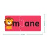 The Building Blocks Match & Learn Word Sounds set makes learning phonics fun by turning word building into an exciting puzzle game