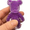 A handmade resin Spiky Bears – Glitter Worry Bear Fidget perfect for busy fingers, tactile exploration, worry moments and calming sensory play.