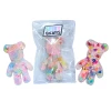 Handmade Spiky Bears - Sprinkles by Sensory Oasis for Kids. Colourful resin sensory fidgets with a non-sharp textured front and smooth sprinkle-filled back.