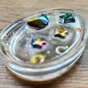 Sensory Stones - Cosmic Stars & Moon Worry Stone are perfect for calm-down kits, work desks, school bags, handbags, travel, appointments, study sessions and more.