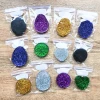 Our Sensory Stones - Glitter Worry Stones are handmade resin sensory fidgets designed for busy fingers, sensory seekers, worry moments and anyone who loves a little pocket-sized calm with a glittery twist.