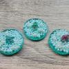 Handmade Sensory Stones - Bubble Bath Duck Fidget by Sensory Oasis for Kids. Cute resin fidgets with raised pearl-style bubbles for tactile sensory input.