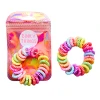 Dinky Things XL Fidgets - Bauble is the bigger, chunkier version of our original Candy Cane fidget! Bright striped rings, tactile texture, soft tinkly movement and satisfying XL fidget fun.