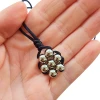 Each handmade Cosmic Metal Fidgets - Pleiades Necklace features smooth polished metal beads for discreet sensory input, focus and fidgeting on the go.