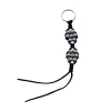 Each handmade Cosmic Metal Fidgets - Pleiades Keychain Double features smooth polished metal beads for discreet sensory input, focus and fidgeting on the go.