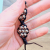 Each handmade Cosmic Metal Fidgets - Pleiades Keychain Double features smooth polished metal beads for discreet sensory input, focus and fidgeting on the go.