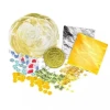 Create luxury-themed slime with Slimy Get Rich Slimy! Includes 200g clear slime, gold foil, gems, dollar bill mix-ins and a collectible gold or silver container.