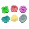 The Sensory Stone Fidgets Pastel set includes six stone-shaped silicone fidgets, each with a unique texture to engage your tactile senses, improve focus, and help with stress relief.