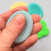 The Sensory Stone Fidgets Pastel set includes six stone-shaped silicone fidgets, each with a unique texture to engage your tactile senses, improve focus, and help with stress relief.